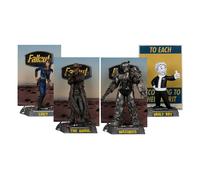Fallout Movie Maniacs PVC Statue 4-Pack Lucy, Maximus, The Ghoul & Vault Boy ...
