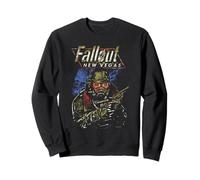 Fallout New Vegas Ranger Vintage Distressed Video Game Felpa