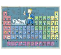 Fallout Periodic Table of Vault Boy, puzzle da 1000 pezzi, per adulti, 71 x 50 cm
