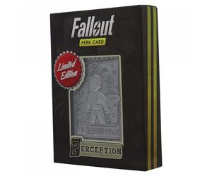 Fallout Perk Card Perception Limited Edition Fanattik Bethesda Nuovo Originale