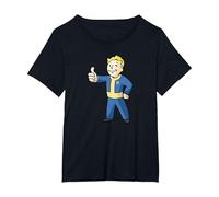 Fallout - Ragazzo della Cripta Maglietta, Donna Plus-Size, Nero, 5X