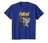 Fallout - su Una Passeggiata Maglietta, Bambini, Blu Reale, 4 Anni