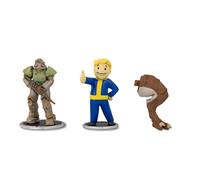 Toynk Fallout T-51 Power Armor and Vault Boy (Classic) - Set di 2 mini figure da 7,6 cm, per adulti, include un pezzo dell'artiglio della morte Build-A-Figure