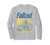Fallout TV Series Family Lounge Illustrated Scene Gamer Maglia a Manica