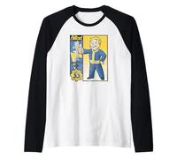 Fallout Vault-Tec Trading Card TV Show Maglia con Maniche Raglan