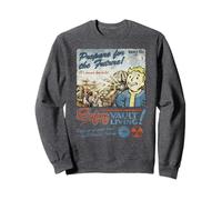 Fallout Video Game Enjoy Vault Living Vault-Tec Retro Ad Felpa