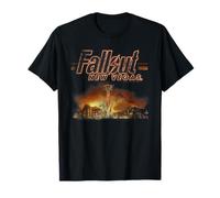 Fallout Video Game New Vegas Skyline Retro Souvenir Design Maglietta