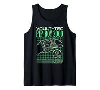 Fallout Video Game Pip-Boy 2000 Interface Retro Graphic Canotta