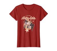 Fallout Video Game Retro Nuka Cola Ad Maglietta, Donna, Mirtillo Rosso, XXL