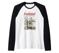 Fallout Video Game T60 Power Armor Vintage Illustration Maglia con Maniche Raglan