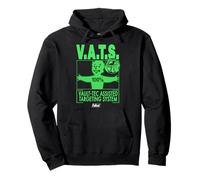 Fallout Video Game V.A.T.S. Retro Vault-Tec Pip Boy Felpa con Cappuccio