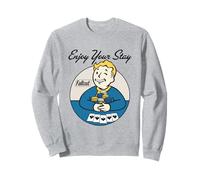 Fallout Video Game Vault Boy Poker Enjoy Your Stay Felpa