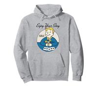 Fallout Video Game Vault Boy Poker Enjoy Your Stay Felpa con Cappuccio