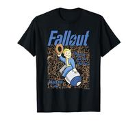 Fallout Video Game Vault Boy Wild West Bomb with Logo Maglietta