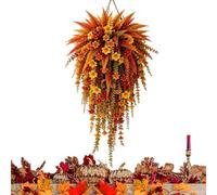 Falls Fall Swag Decor | Realistic Vibrant Artificial UV-Resistant | Wall Fi