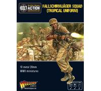 Bolt Action Warlord Games, Fallschirmjager squad (tropical Uniform), wargaming miniatures