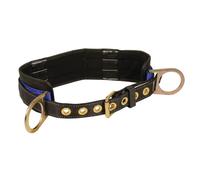FallTech 7055M Padded Positioning Belt with Two DRings BlackBlue Medium