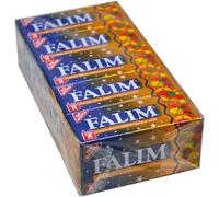 Falım Gomma da masticare senza zucchero al gusto di Gomma da masticare senza zucchero al gusto di frutta mista 100 pezzi (5 pezzi in ogni confezione, 20 confezioni in totale) di Pufai Grocery