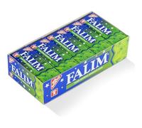 Falım - Gomma da masticare senza zucchero con sapore di menta, confezione da 20 pezzi (totale 100 pezzi) 160 grammi con Pufai Grocery
