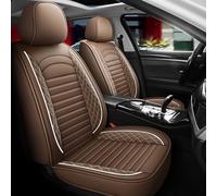 FALMDCQ Coprisedili per Auto, Sedile Anteriore 2 posti, Compatibile per Audi A5 Convertible F5 2016, Protezione Interna per Auto per Tutte Le Stagioni,4-Brown