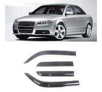 FALMDCQ Parapioggia per Finestrini Laterali Auto, Compatibile per Audi A4 B7 8E 8H Sedan 2005-2009, Deflettori Antivento, Accessori Modificati