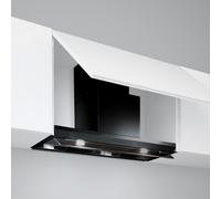 Falmec Cappa Cucina Design Virgola Evolution Incasso 90 Cm Nero