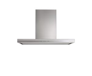 Falmec Cappa Cucina NRS Lumina Parete 90 cm Vetro Nero