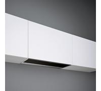 Falmec Cappa da incasso Move finitura acciaio inox e vetro nero da 90 cm