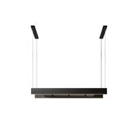 Falmec Light cappa isola 120 cm nero opaco