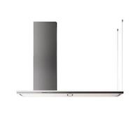Falmec Lumen Is.175 Nrs (Sx) P.E. C0001 Neutro Inox 220-240V - 50-60Hz T80 S/Filtro Cappa Isola | Classe B | Illuminazione LED, finitura inox, tecnologia NRS, design rettangolare