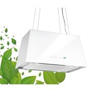 Falmec Lumière E.ion 450 m³/h Cappa aspirante a isola Bianco
