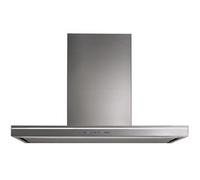 Falmec Lumina Nrs Parete/Wall 120 C0001 Vetro Fin. Acciaio Cono Inox 220-240V 50-60Hz T80 S/Filtro Cappa Parete | Classe A+ | 120 cm, NRS, Touch Control