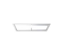 Falmec NUVOLA/LED IS.90 BIANCO - CNUI90.E1P2#ZZZB400F Cappa Soffitto Larghezza 90 cm, vetro extra chiaro, telecomando incluso