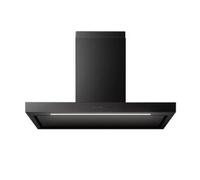 Falmec Plane Plus 90 Eu Nero 220-240V - 50-60Hz T80 S/Filtro Cappa Parete | Classe A | Vetro nero, LED, pulsanti touch