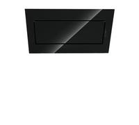 Falmec Quasar Parete/Wall 120 Cono Vetro Nero Lucido Ral 9005 220-240V - 50-60Hz T80 C/Filtro Cappa Parete | Classe A | Larghezza 120 cm, vetro temperato, aspirazione perimetrale