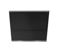 Falmec Verso 55 P.E.Cap. Vetro Nero Lucido Ral 9005 220-240V - 50-60Hz T80 S/Filtro Cappa Parete | Classe A | Finitura nera, 3 velocità, Filtro metallo