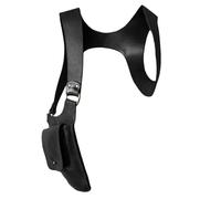 Falocchia di spalla in pelle, bugie per spalle PU Regolabile in pelle per carry Concalled singolo sacchetto per uomini cosplay a vapore