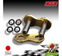 FALSA MAGLIA DI GIUNZIONE PER CHIUSURA CATENA 530 VX VX2 VX3 DID O-RING ORO