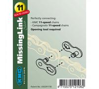 Falsamaglia Catena 11v Antiruggine Argento per E-Bike - Confezione 2 Coppie