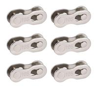 Falsamaglia Catena Bici in Acciaio,Maglia a catena per Bicicletta,Catena a Sgancio Rapido per Bici,Anello Mancante Per Bicicletta,Catena Bici Connettore per 10 Velocità,Bici Missing Link Connector