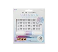 FALSCARA - Set di extension per ciglia volumizzanti con nastro trasparente invisibile, bond & seal, applicatore e 36 ciglia