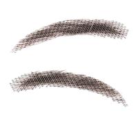 False Eyebrows - Simulazione dei capelli umani, Crocheted Design | Artificial Makeup Accessory, Film Television Prop for Natural Three Dimensional Effect and Daily Cosmetic Use