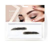 false naturali - Estensioni dei capelli fatti a mano, parrucca del sopracciglio realistico | Alcrochet finte sopracciglia con ciocche di capelli umani, guardando la fronte sostituzione del costu