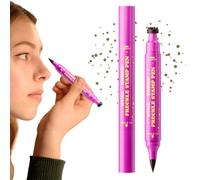 Falsi Lentiggini | Penna per Puntini sul Viso - Bellezza Resistente all'Acqua 2 in 1 Timbri per Lentiggini Finte Eyeliner per Miglioramento del Trucco della Pelle Aspetto Naturale