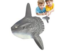 Falso - 1 statuetta di luna realistica, educativa, accessorio di pesce | decorazione oceano per casa, tavolo, vetrina, esposizione, di simulazione, marina