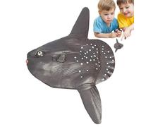 Falso - 1 statuetta di luna realistica, educativa, accessorio di pesce | decorazione oceano per casa, tavolo, vetrina, esposizione, di simulazione, marina