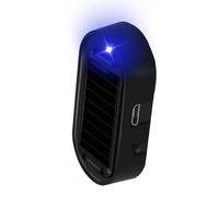 Falso Allarme Auto Luce Lampeggiante - Sistema di allarme per Auto con sensore Solare Lampada del sistema di allarme per Auto | Allarme auto a led per la decorazione dell'automobile
