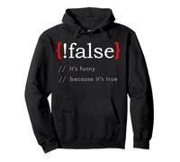 Falso Divertente perché la Vera Programmazione impara Python C # Java Felpa con Cappuccio