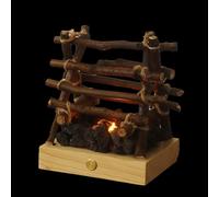 Falso foyer, lampada a fuoco | falsa luce notturna di fuoco di campo, controllo tattile, 3 modalità regolabili,decorazioni per festival di Natale di Halloween, falsa lampada a legna da ardere LED per