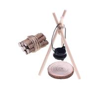 Falso fuoco da campeggio - Decorazioni realistiche per falò decorazioni per case delle bambole accessori per case delle bambole in miniatura | Artigianato innovativo, casa delle bambole con fuoco fale